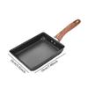 Japanese Omelette Pan Tool for Outdoor Cooking