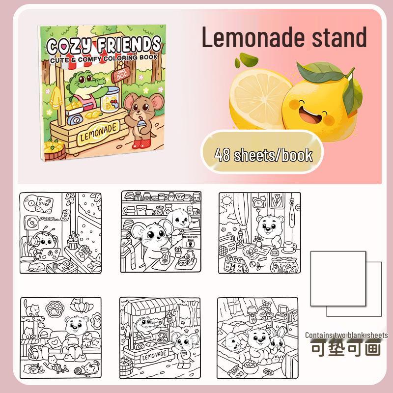 Strašidelná roztomilá příšerka omalovánky