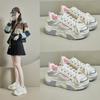 Ins Korean Version of the New Dad Shoes Women's Spring Student Sports Running Shoes Casual Thick Sole Height Increase C-5503