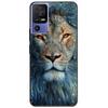 For TCL 40 SE Case 2023 Soft Silicone Protective Black Tiger Lion Funda Coque for TCL 40SE Covers TPU Bumper for TCL40se Paras
