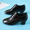  Girls Tango Salsa Performence Practice Woman Sneaker Ballet Shoes Women Latin Dance Shoes Leather Lace-up Ballroom Shoe