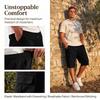 Men's Color Cargo Shorts with Elastic Waist and Drawstring - Multi-Pocket Lightweight Comfortable for Summer Casual