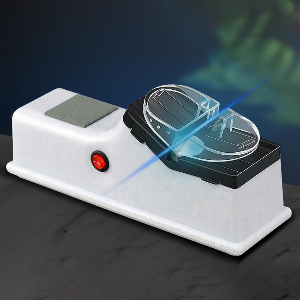 Electric Gadgets Knife Sharpener 2 Stage USB Power Knife Sharpener with Protective Cover for All Kinds of Kitchen Knives Cutting