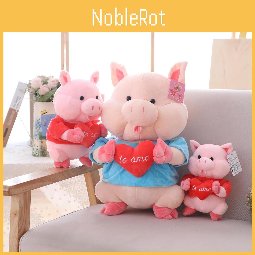 Hugging Heart Pig Plush Toy Cartoon Soft Filling Doll Couple Confession Gift