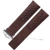 Genuine Leather Replacement Strap for Tag Heuer Carrera Monaco Series 20 22mm Frosted Cowhide Bracelet Universal Breathable Belt