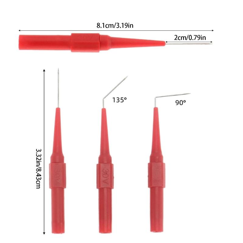 Pack Of 15 Universal Multimeter Test Probes Wire Piercing Probes for Automotive Electrical Diagnostics & Circuit Testing