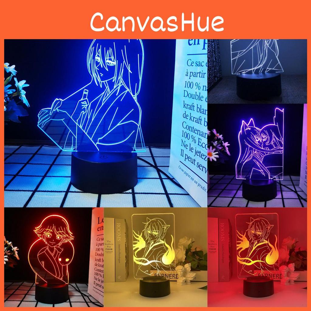 3d Led Light Kamisama Love Tomoe Figure Bedroom Decor Night Birthday Gift Room