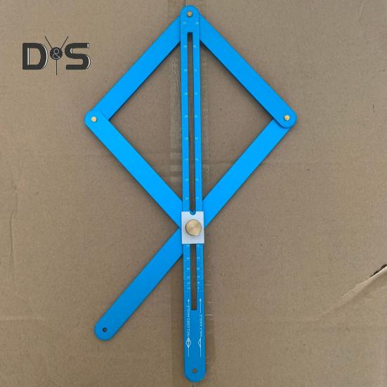 Eckwinkelsucher mit Skalen, hochpräzise, multifunktionale Diagonalwinkellehre aus Aluminiumlegierung, Winkelmesser, Winkelmesswerkzeuge für die Holzbearbeitung