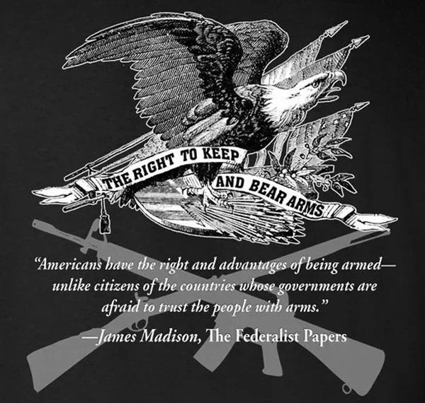 The Right To Keep and Bear Arms 2nd AUnisexdUnisext Supporter T Shirt New 100 Cotton Short Sleeve ONeck Casual Tshirt Size S3XL