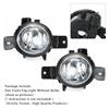 Pair Front Fog Light Lamps Without Bulbs For BMW X6 E71 E72 08-11 63177187631