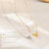 Banyan Tree S925 Silver Korean Bow Love Pendant Necklace for Women - Sweet Princess Clavicle Chain Gift.