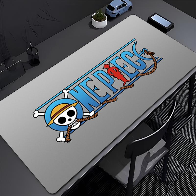Hot Anime Mouse Pad Game Rubber Keyboard Pad Laptop Computer Speed Desk Mat Large Gaming Acessories Geometric One Piece Mousepad