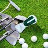 PU Leather Golf Club Cover 1 3 5 U Embroidered Portable Golf Club Head Multifunctional Hybrid UT Covers