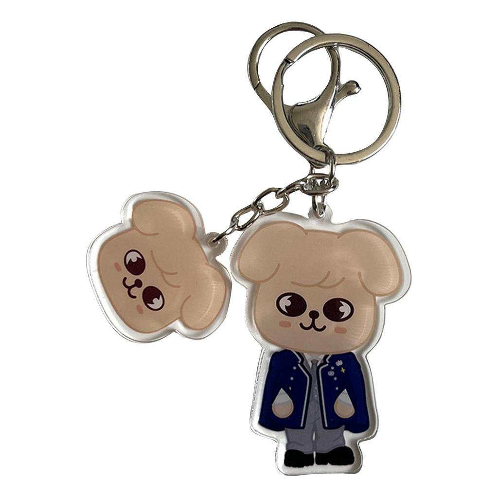 Cartoon Keychain Merchandise  Animal Keychain  Acrylic Bag Jewelry Accessories Key Ring