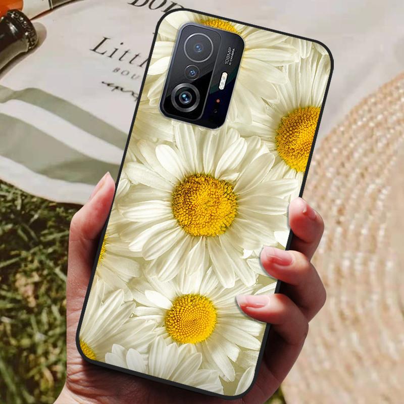 Für Xiaomi 11T Pro Hülle Für Xiaomi mi 11T Pro Hüllen Stoßfestes Silikon Weiches TPU Handy Rückseite Abdeckung Für Xiaomi 11T Pro Fundas