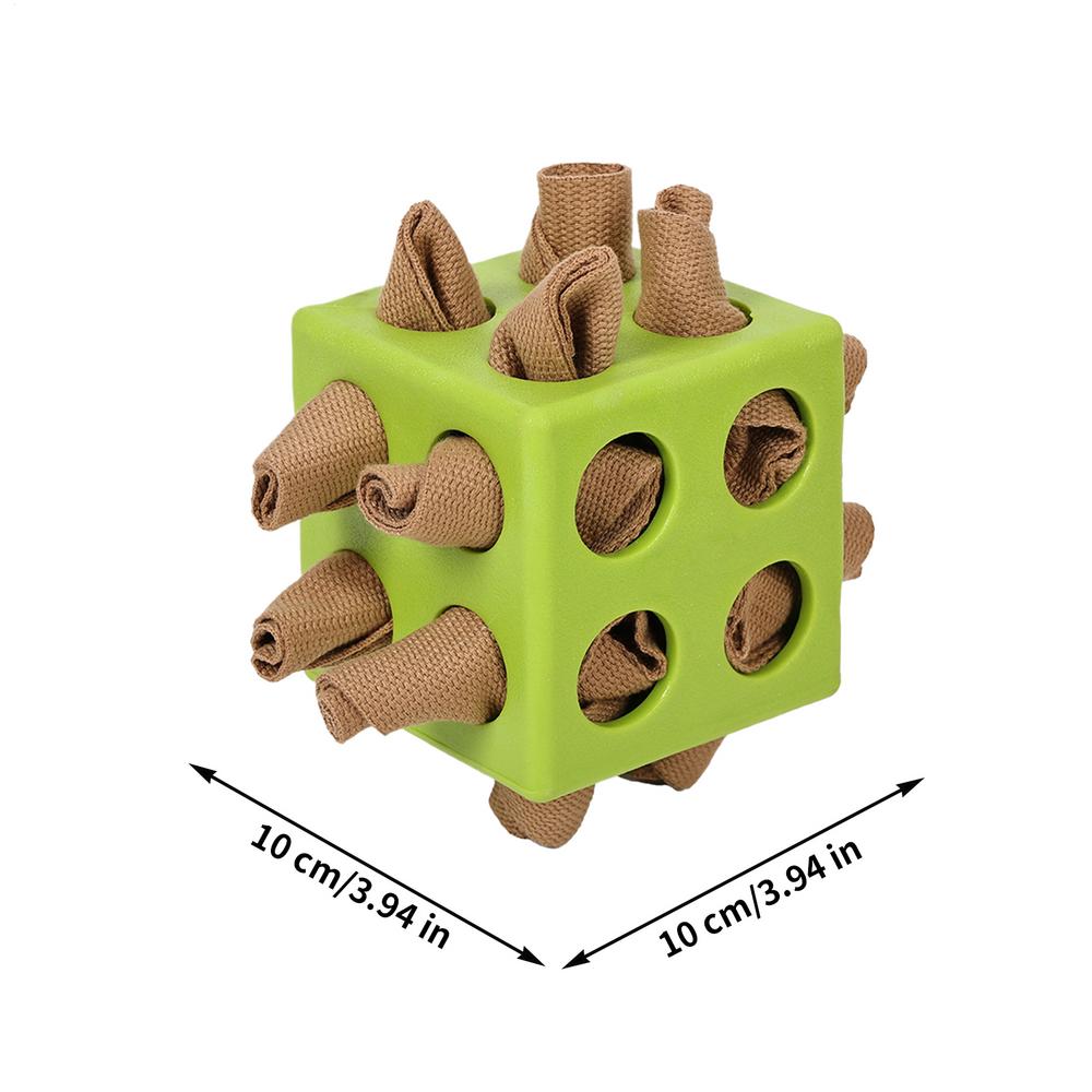 Dog Puzzle Feeder Ball Dog Sniffing Foraging Ball Slow Feeder Mental Stimulation Puppy Enrichment Chew Toys For Large Small зелёный