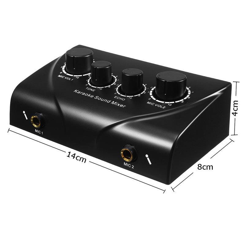 N1 NKR Karaoke Reverb Mixer für Heim-, Computer-, Mobil- und Gitarrengebrauch