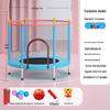 Children's Indoor Trampoline & Swing Set with Anti-Tip Safety Bar