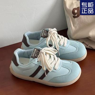 Lightweight Sports Board Shoes Women's Trendy Shoes Original 2025 Spring New Little White Shoes Versatile Casual Platform German Training Shoes Women