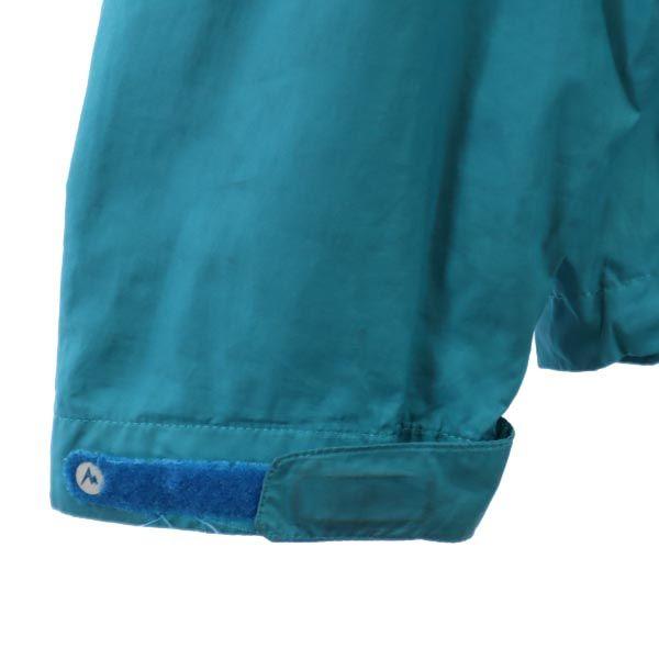 MARMOT Outdoors Long sleeve Zip hoodie XL Blue logo Men's Used