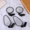 1/2Pcs  Rearview Handlebar Mirrors Rotatable For Mountain Road Bike Motorcycle Bendable Hose Adjustable Rearview Mirror