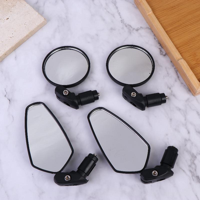 1/2Pcs  Rearview Handlebar Mirrors Rotatable For Mountain Road Bike Motorcycle Bendable Hose Adjustable Rearview Mirror
