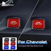 For Chevrolet Corvette Camaro 2016 2017 2018 2019 2021 2022 2023Real Hard Carbon Fiber Ignition Engine Switch Button Sticker