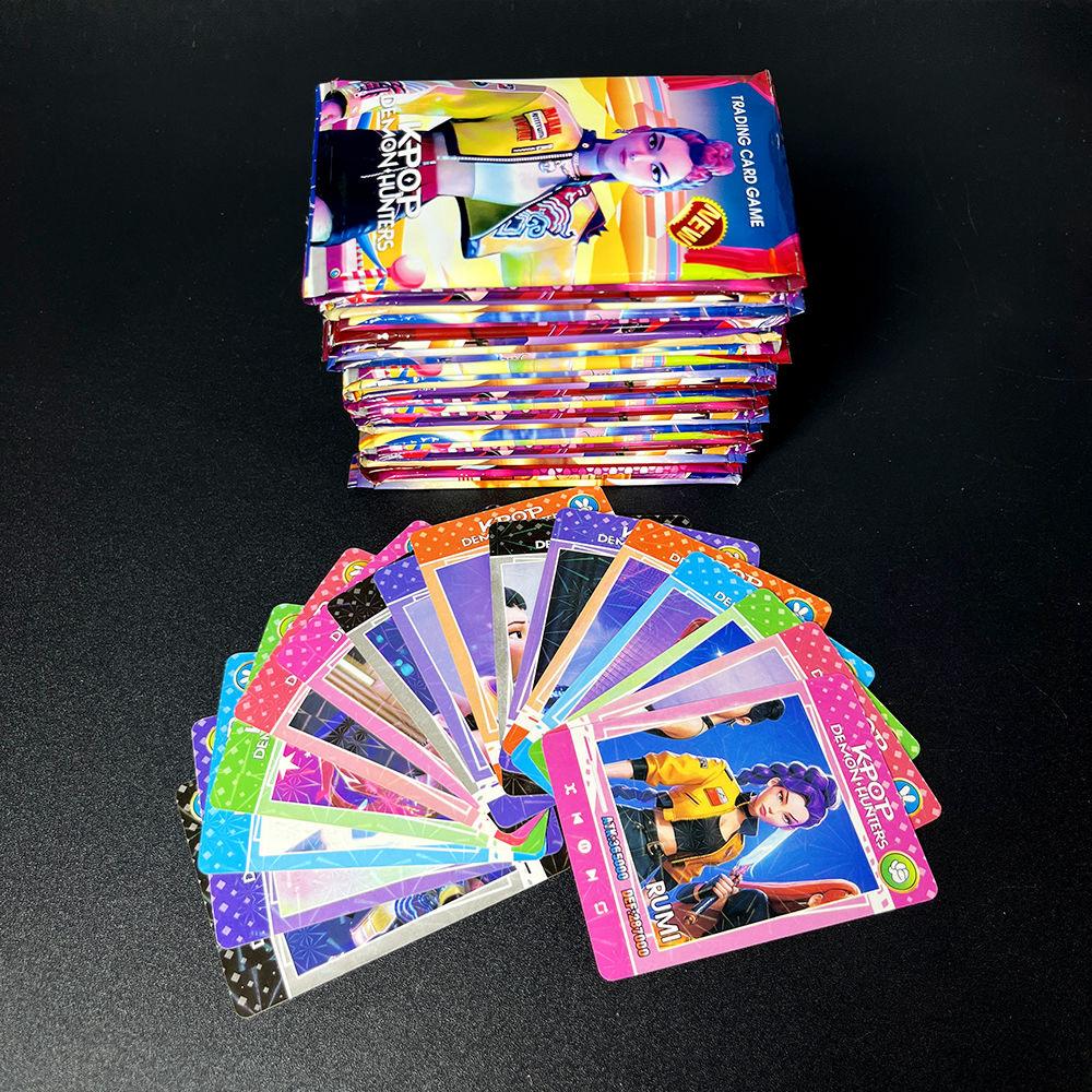 Neue K-Pop Rumi Anime Sammelkarte - Mikro-Laserausschnitt Seltenes Design Kindergeschenkartikel