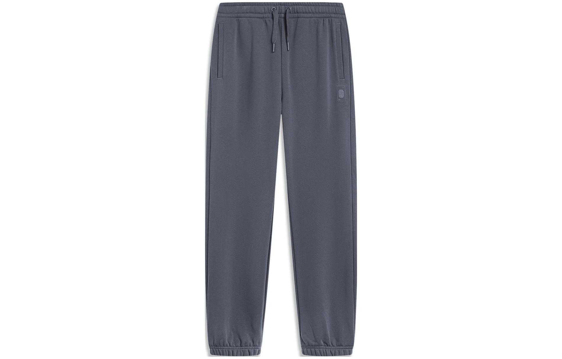 Li Ning Sports Trendy Collection Knitted Sweatpants Men s Ebony Black AKLT955-2 M