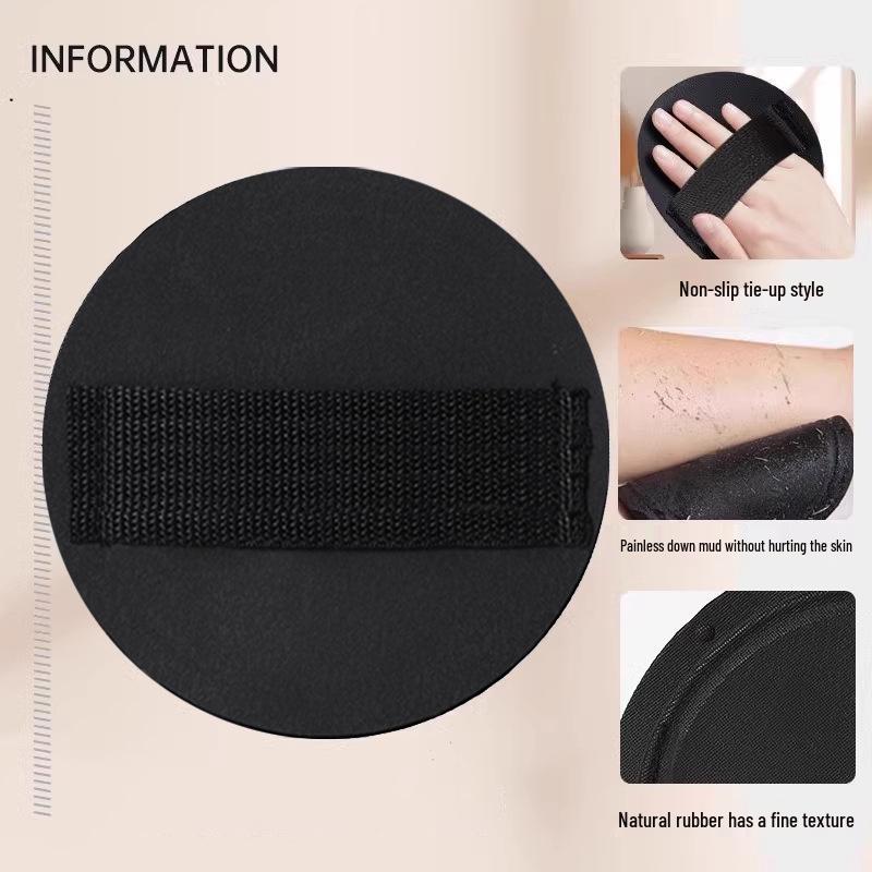 Exfoliating Bath Towel: Painless Back Scrubber for Men & Women, Round Cake Design, Douyin Style