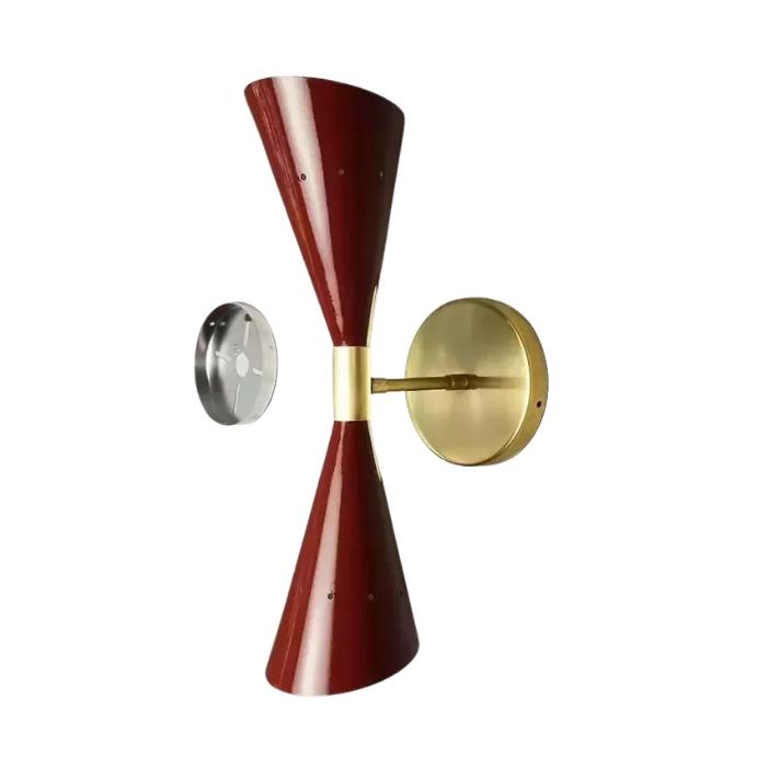 

Handmade Articulated Stilnovo-Style Brass Wall Sconce – Beside Wall Light Gift For Her/Him