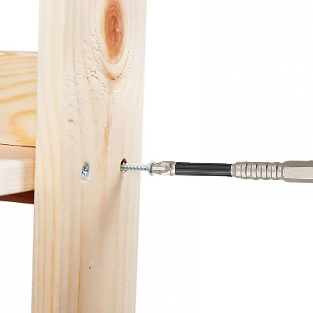 5 oder 6 Stück Kreuzschlitz Magnetischer Schraubendreherbit Legierter Stahl Rutschfest Langer Bohrer PH2