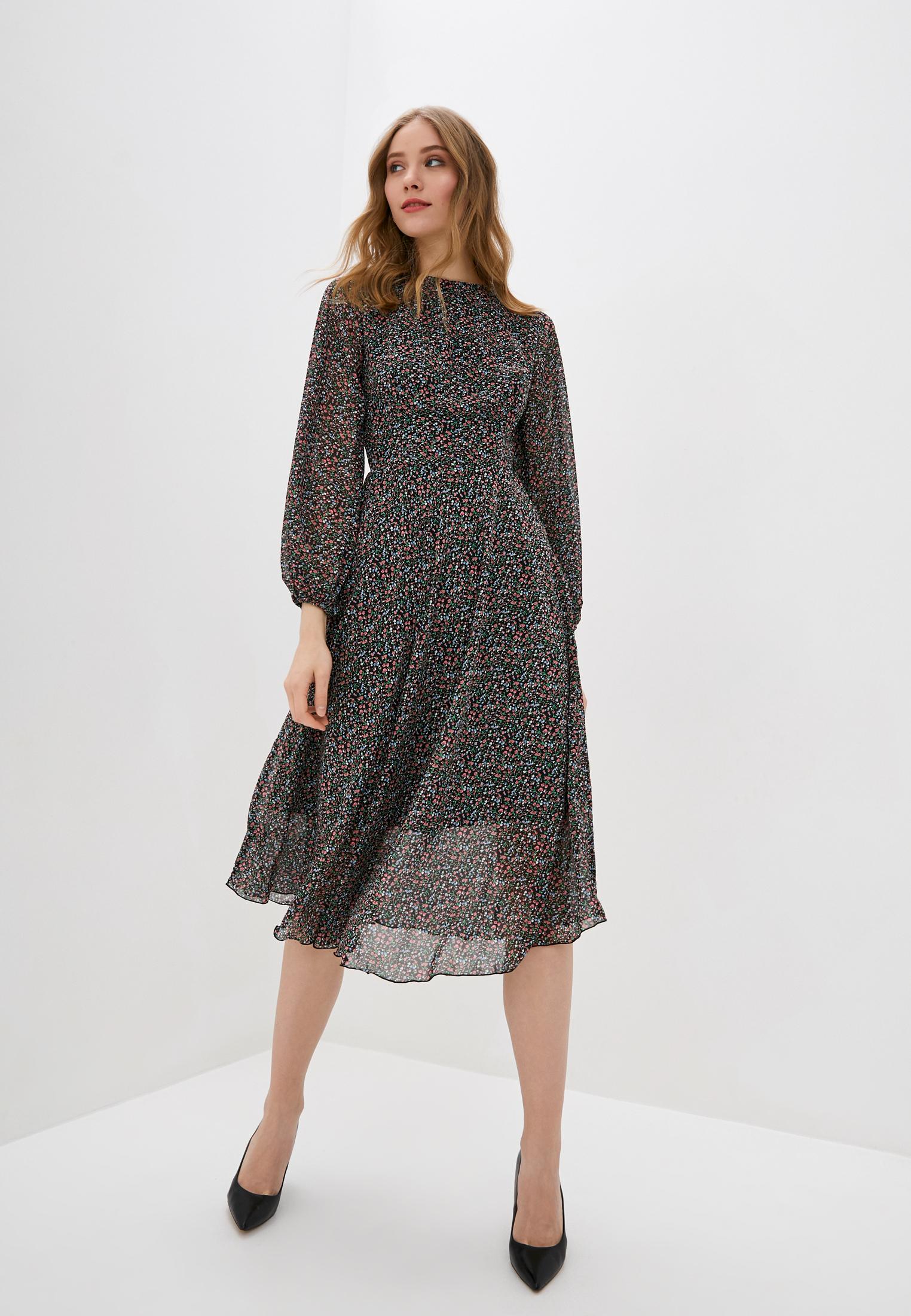 

Шифонове плаття класичного крою Issa Plus S чорний