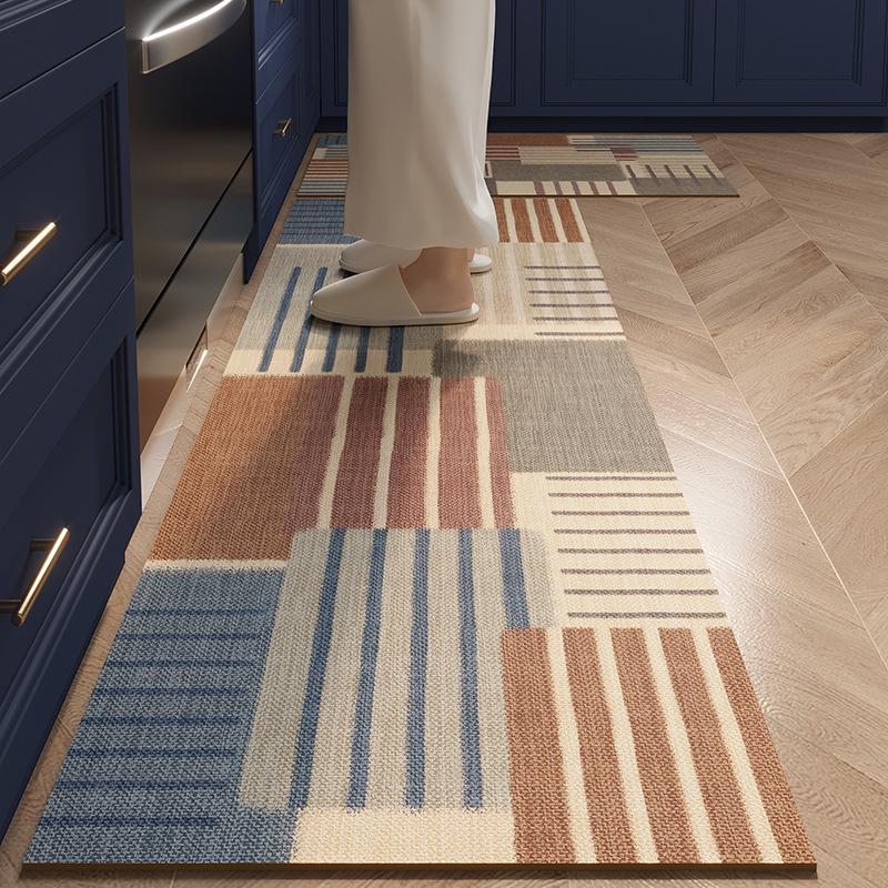 American Retro Diatomaceous Earth Kitchen Floor Mat – Quick-Drying, Water-Absorbent, Stain-Resistant, Non-Slip Mat