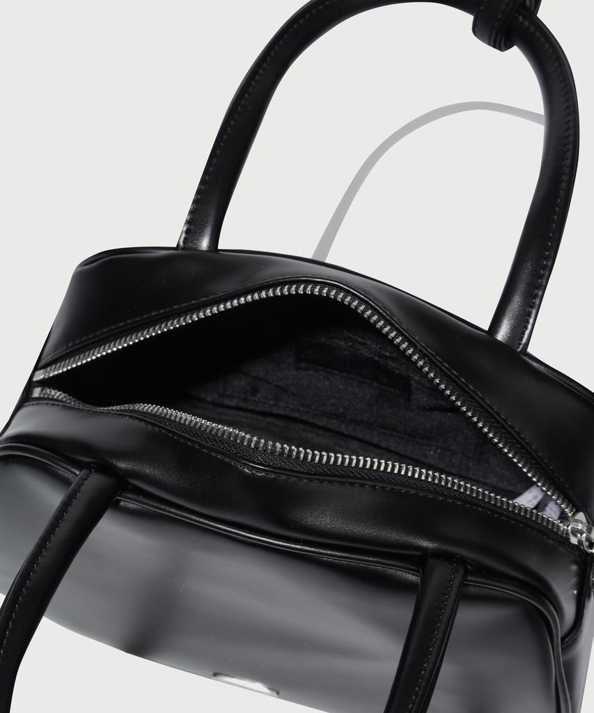 Covernat Woman Clover Heart Top Handle Tote Bag Black