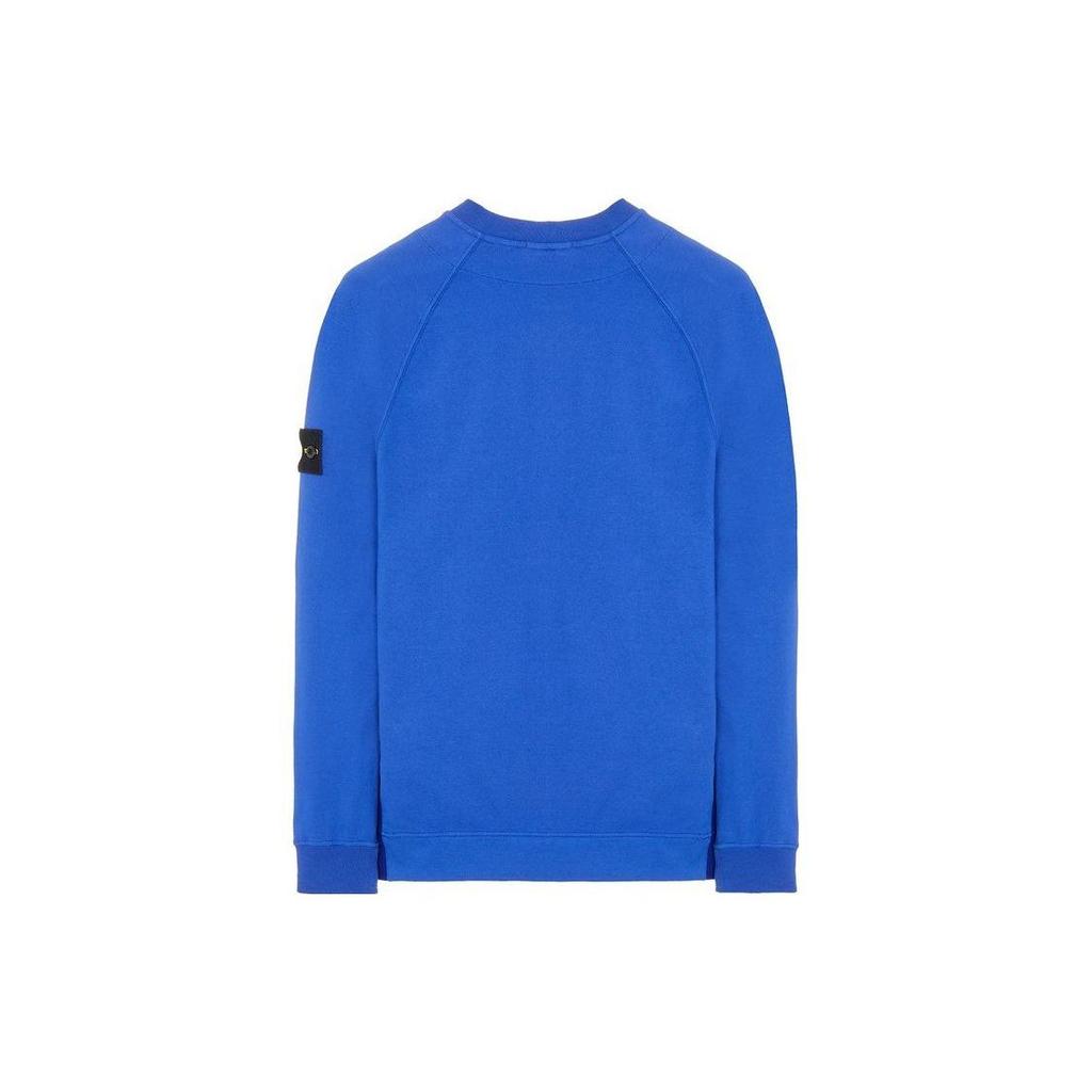 Stone Island 40th Anniversary Collection SS22 40th Anniversary Theme Solid Color Brand Logo Label Crewneck Sweatshirt Men sweatshirt 7615655Q1-V0022