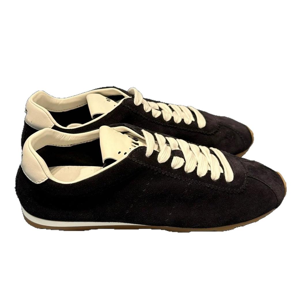 Schafsleder-Version~ Retro Schnürschuhe leichte Freizeitsportschuhe Forrest Gump Schuhe Damen 2025 neu vielseitig flachsohlige deutsche Trainingsschuhe