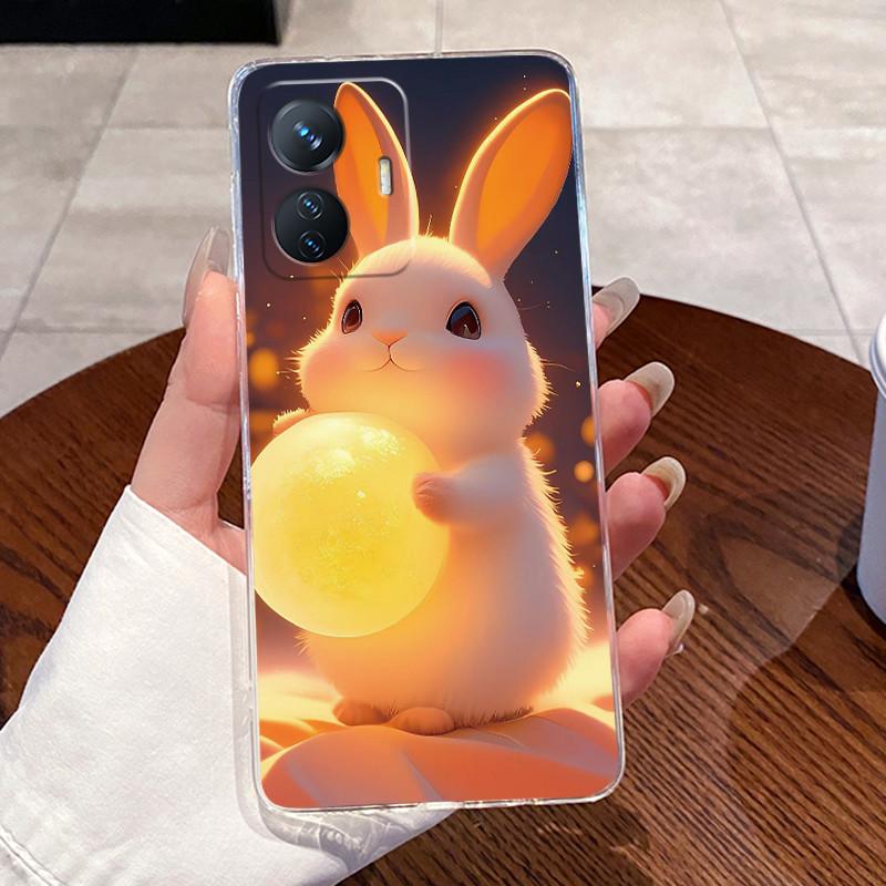 For vivo T1 4G Case Clear Luxury Dragon Cute Cool Boys Girls Phone Case For Vivo Y55 4G iQOO Z6 T1 44W Soft Silicone Back Cover