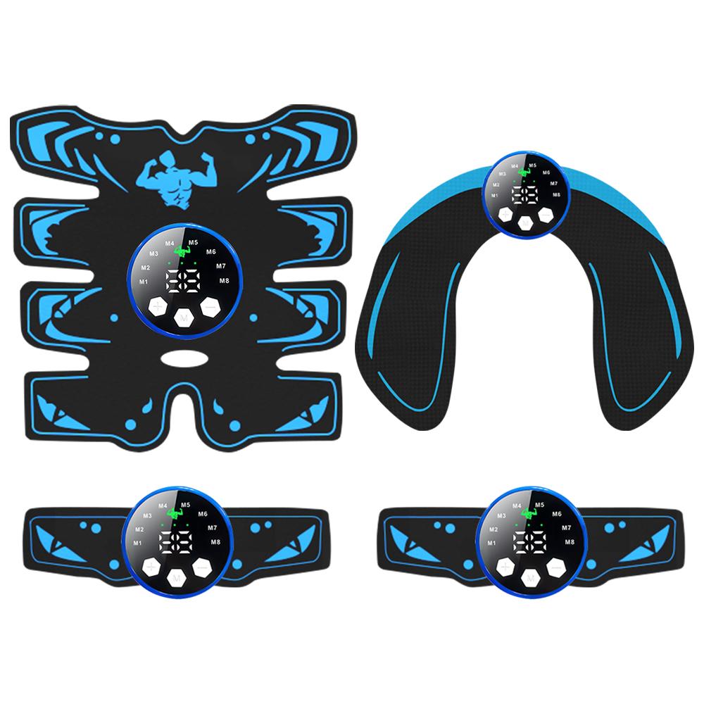 EMS patch na brzuch 8-częściowy patch na brzuch urządzenie do treningu mięśni, w pełni kompatybilne z ładowaniem USB dla całego ciała