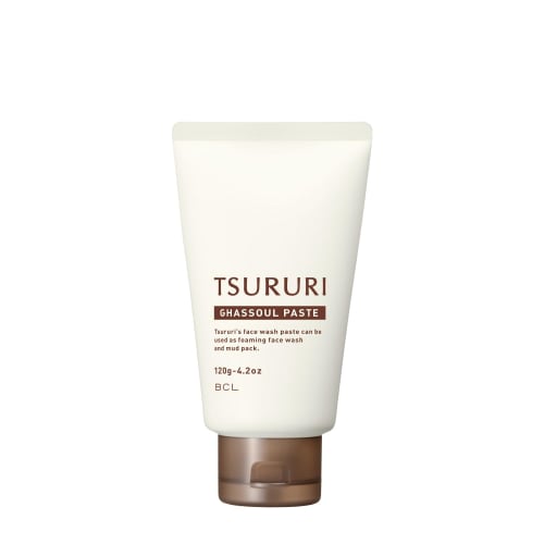 TSURURI Pasta detergente per il viso gasoul 120g schiuma detergente per il viso rinnovatrice impacco di argilla scrub cura dei pori schiuma densa