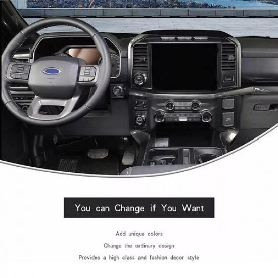 Air Conditioner Headlight 4WD Trailer Switch Knob Cover for Ford F150 2021+Black