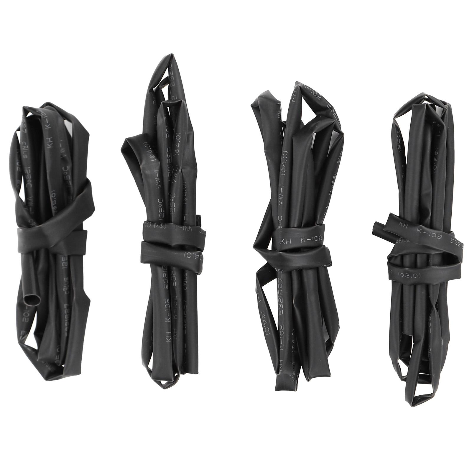 

Heat Shrink Tubing Set 4 Kinds Polyolefin 3mm 4mm 5mm 6mm Combination 1 Meter Length