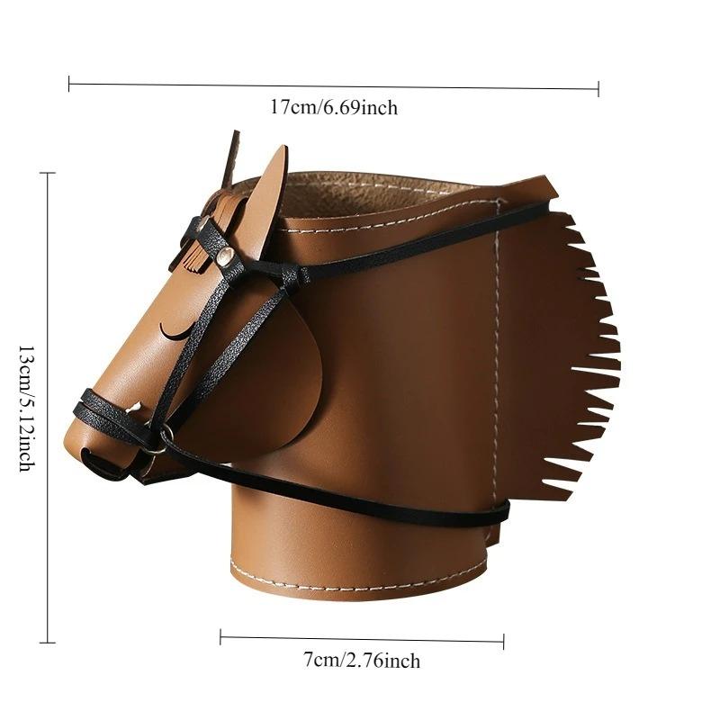 Horse-head Storage Box – Decorative Desk Accessory for the Living Room or Study Makeup Organizer Box
