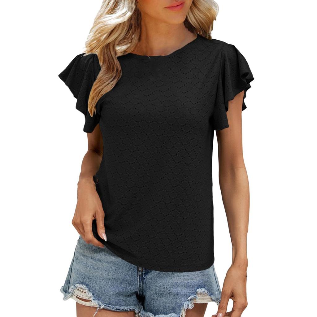 Dámské ležérní volné košile Módní topy Trička Tričko