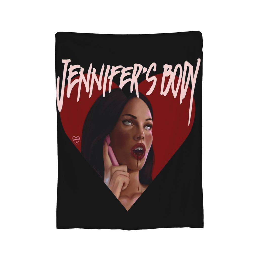 Jennifer's Body Horror Movie Poster Art Blankets  Flannel Awesome Soft Throw Blanket for Home Decoration