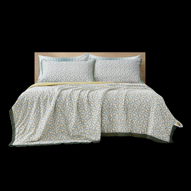 

Antibacterial Washed Jacquard Soy Fiber Summer Quilt