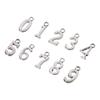 100pcs Sliver Numbers Charm Pendants Number 0-9 Alloy Charms Pendants  for DIY Crafts