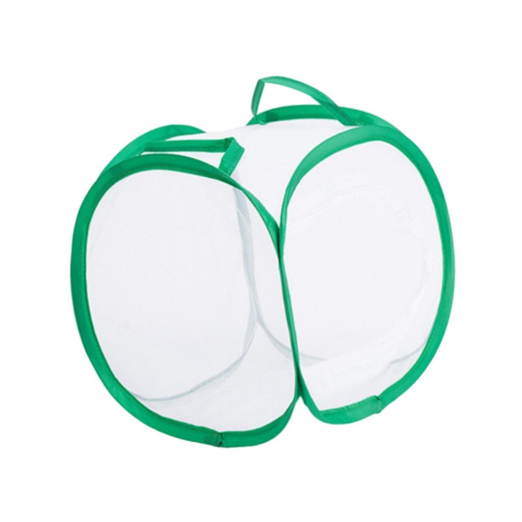 Butterfly Catching Cage Feeding Net W/ Handle Multi Use Protection Cover
