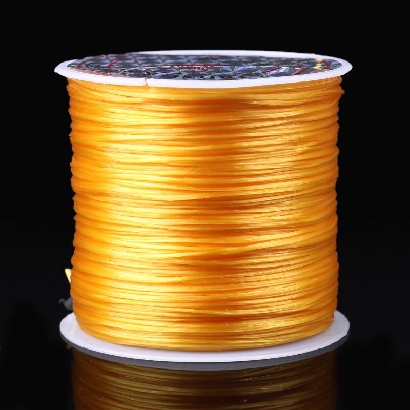 Fir elastic din cristal 0,8 mm Fir elastic din cristal Fir pentru mărgele Fir elastic pentru brățări pentru confecționarea bijuteriilor Confecționarea de mărgele Cordoane și fire pentru mărgelit