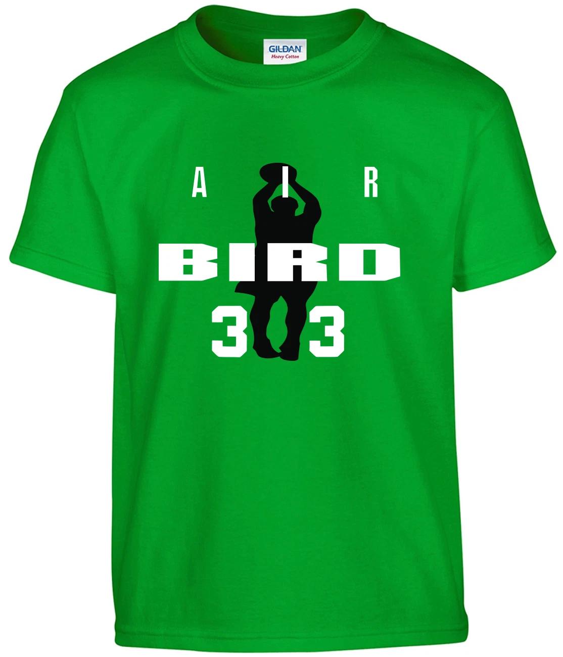 GREEN Larry Bird Boston Celtics AIR T-shirt Shirt or Long Sleeve XXXXL
